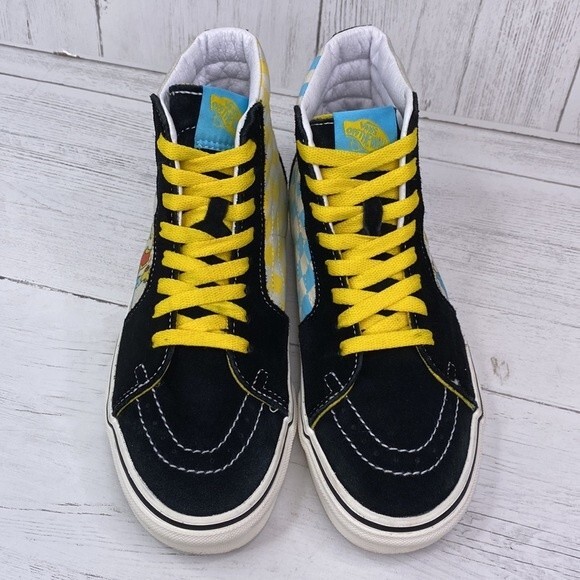 Vans x Simpsons SK8-HI Black and Yellow Shoes Sneakers in Womens Size 7 - Picture 5 of 10